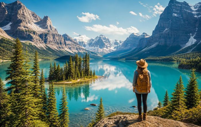 Article Image for Canada Travel Guide to Lakes and Mountain Scenery